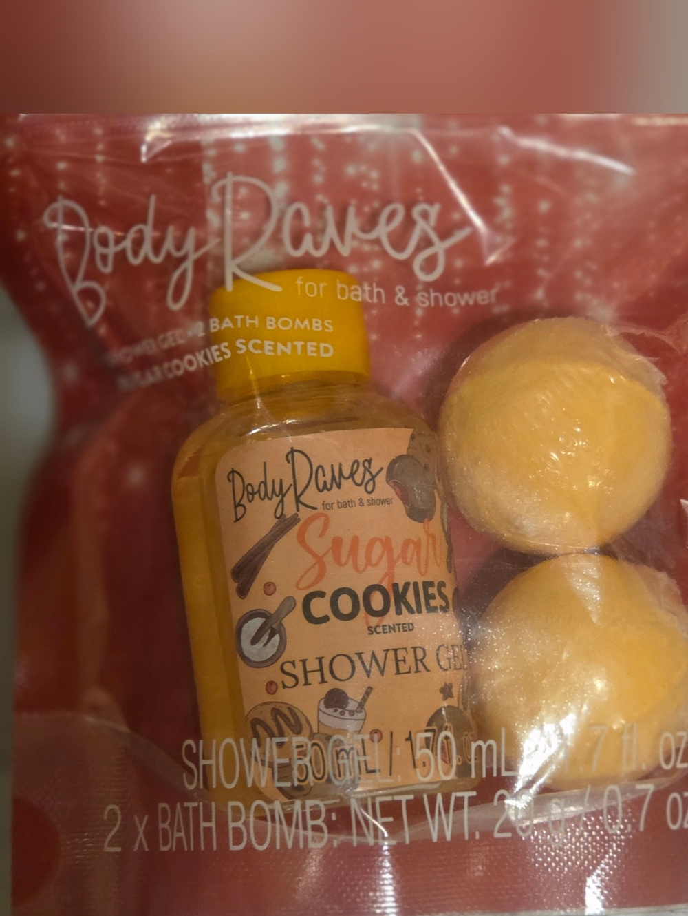 Body Raves Sugar Cookies Shower Set